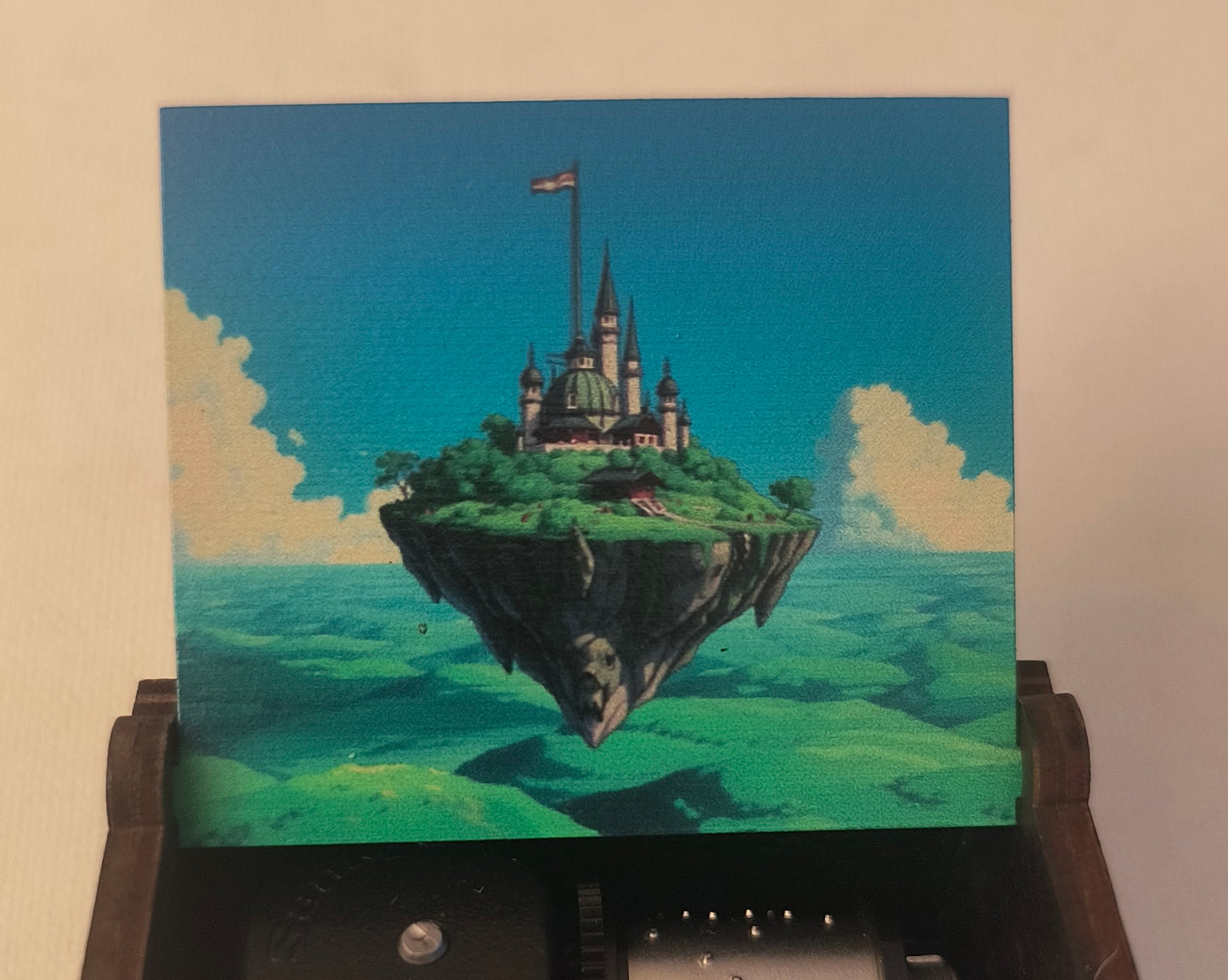 Flying island inspired music box | Sky castle