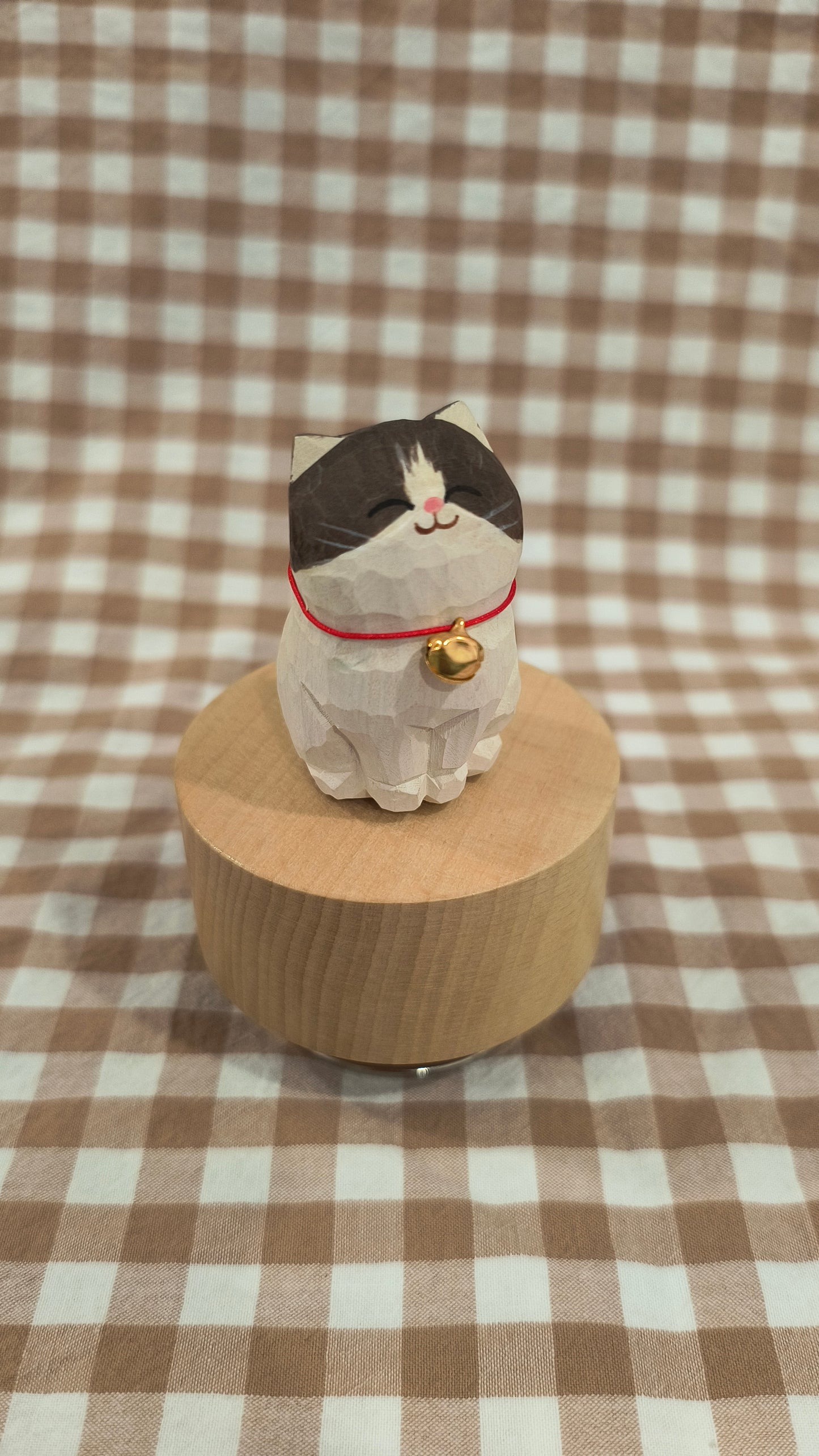 You are my sunshine music box | The brown & white Cat rotating music box