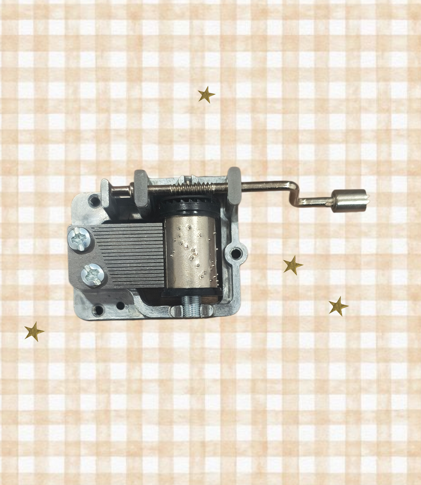 Music box mechanism | A Town with an Ocean View | Hand crank