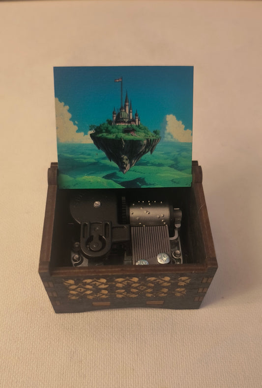 Flying island inspired music box | Sky castle