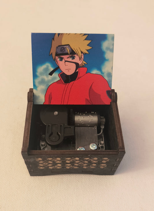 naruto music box, playing the song blue bird

