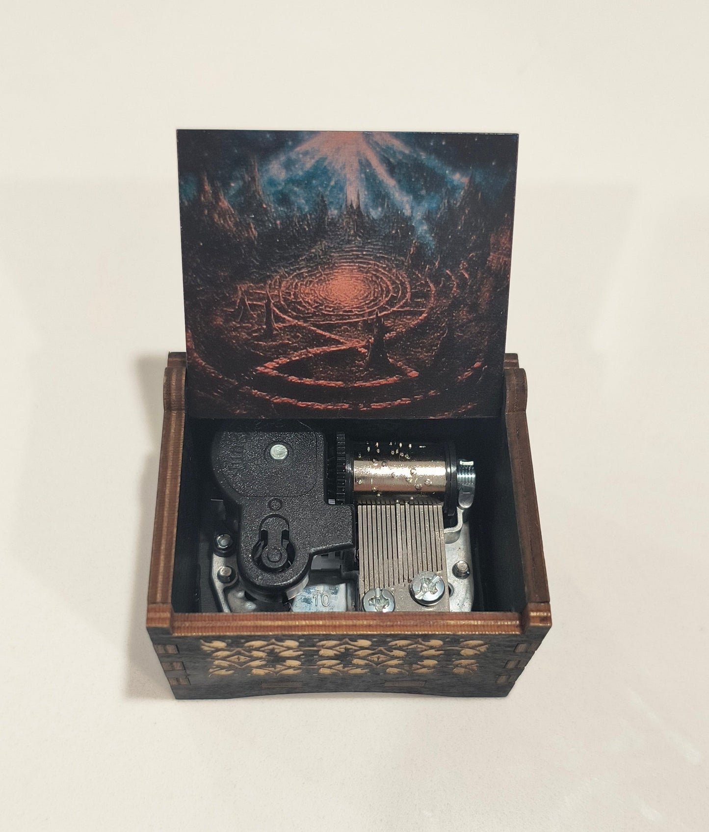 labyrinth music box playing as the world falls down