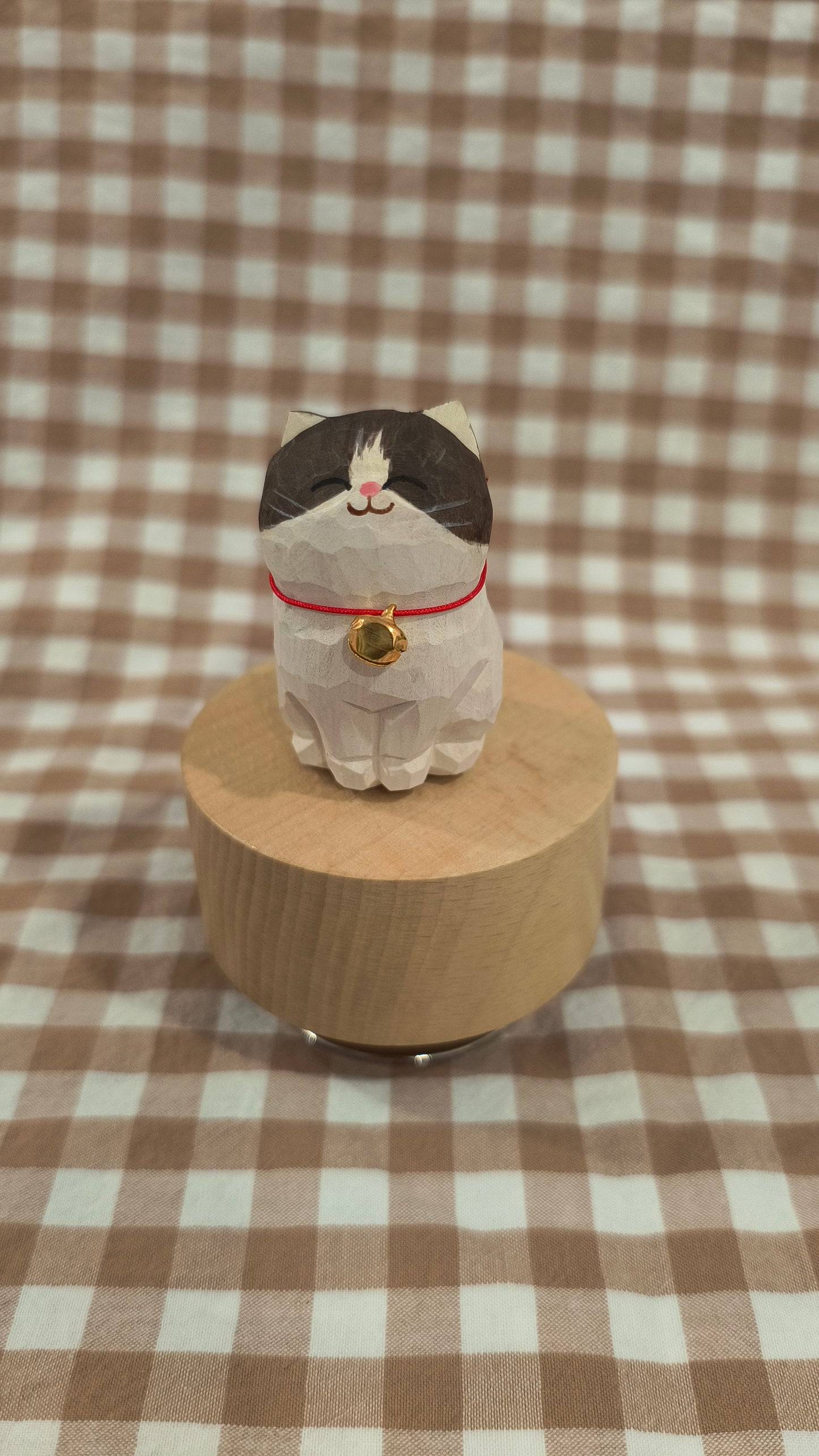 You are my sunshine music box | The brown & white Cat rotating music box