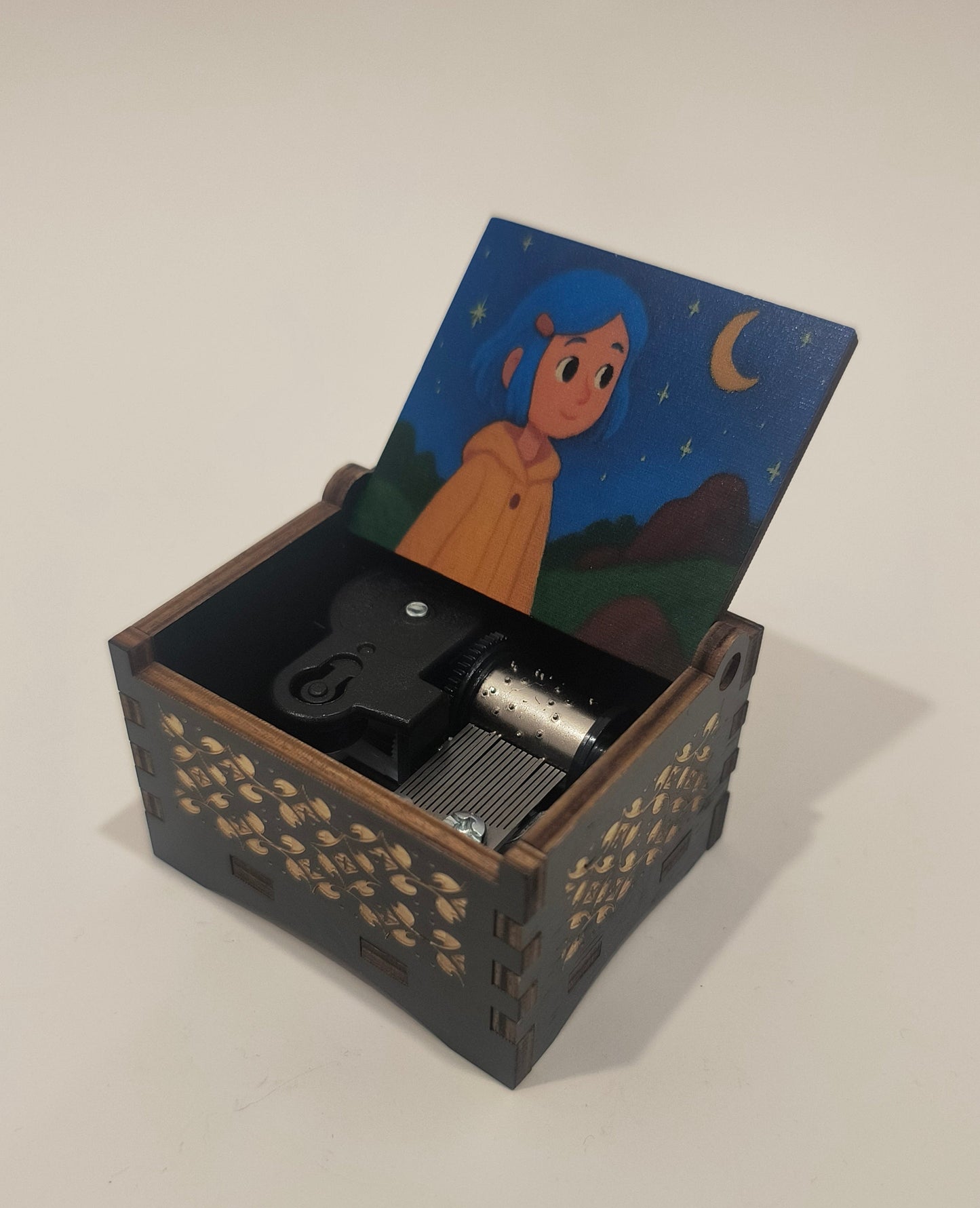 Coraline music box | Dreaming | Button eyed girl with blue hair