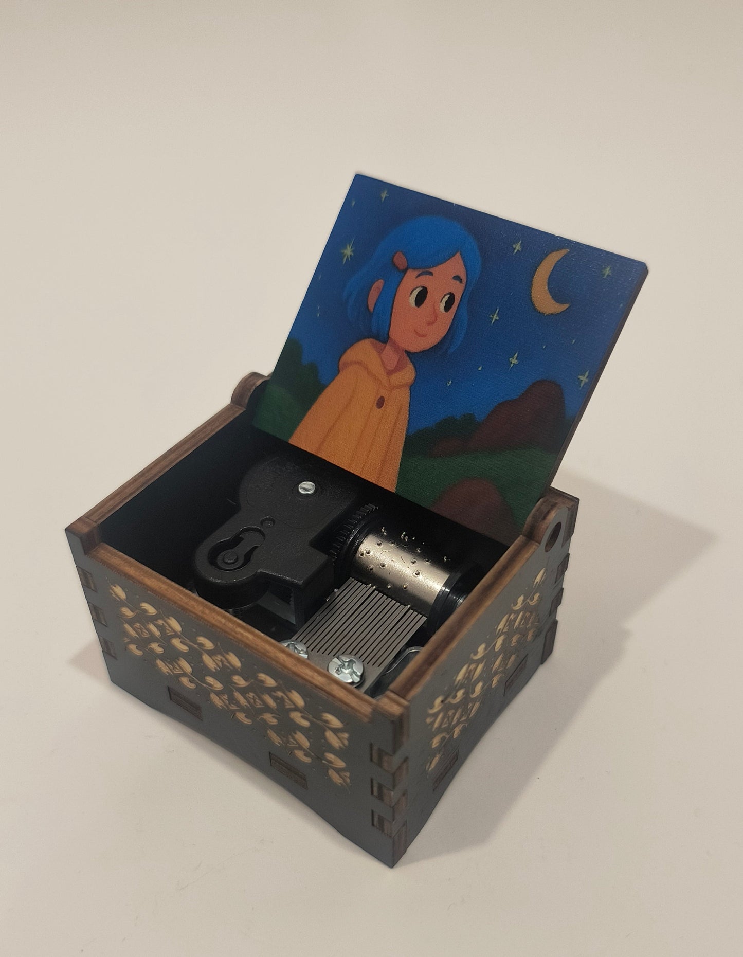 Coraline music box | Dreaming | Button eyed girl with blue hair