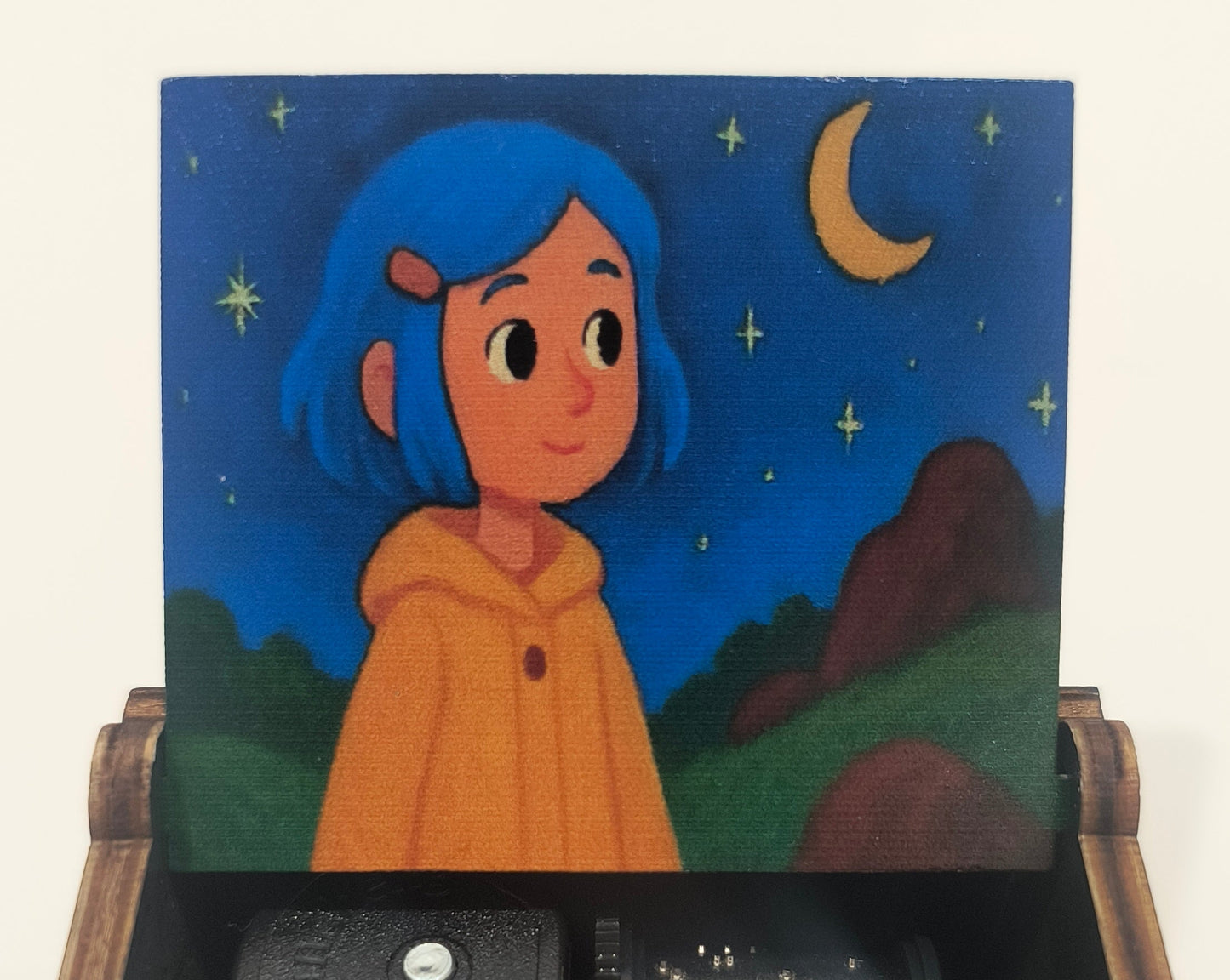 Coraline music box | Dreaming | Button eyed girl with blue hair