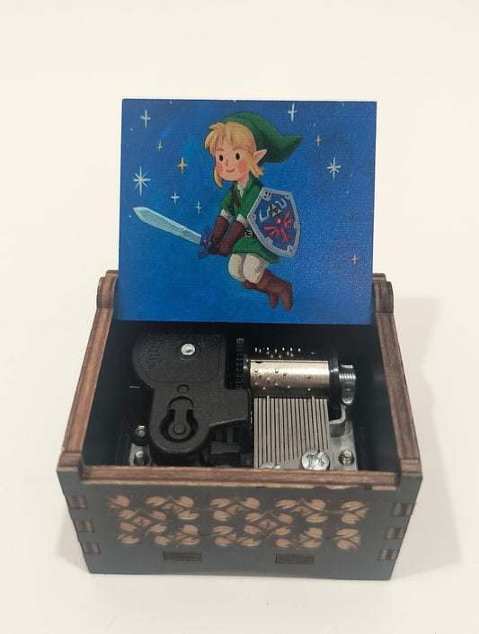 Zelda inspired music box | Song of Storms | Ocarina & Link