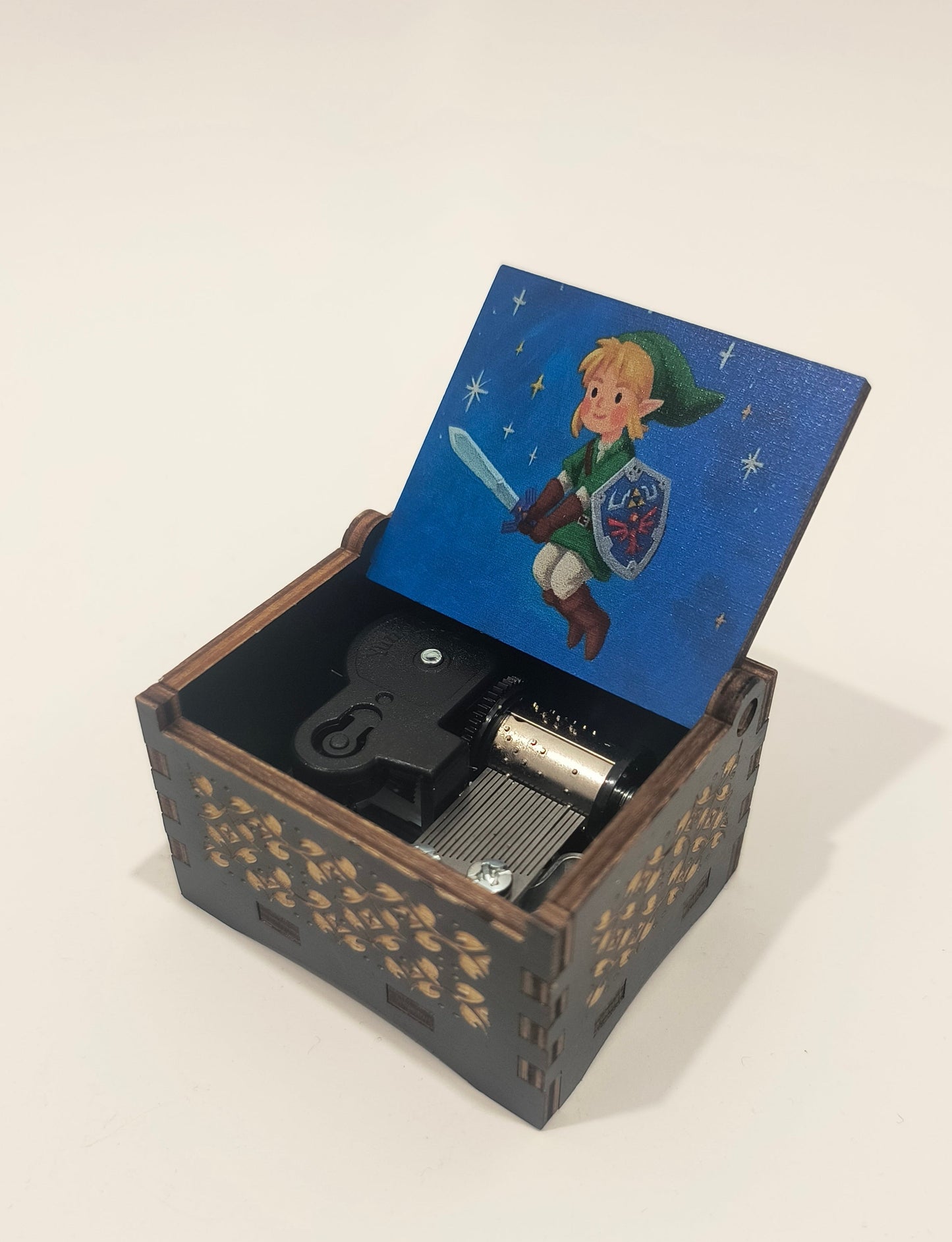 Zelda inspired music box | Song of Storms | Ocarina & Link