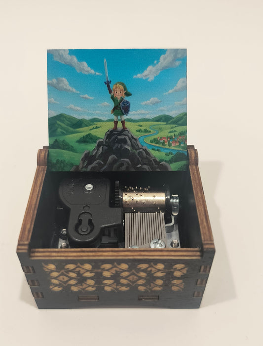 Zelda inspired music box | Song of Storms | Ocarina & Link