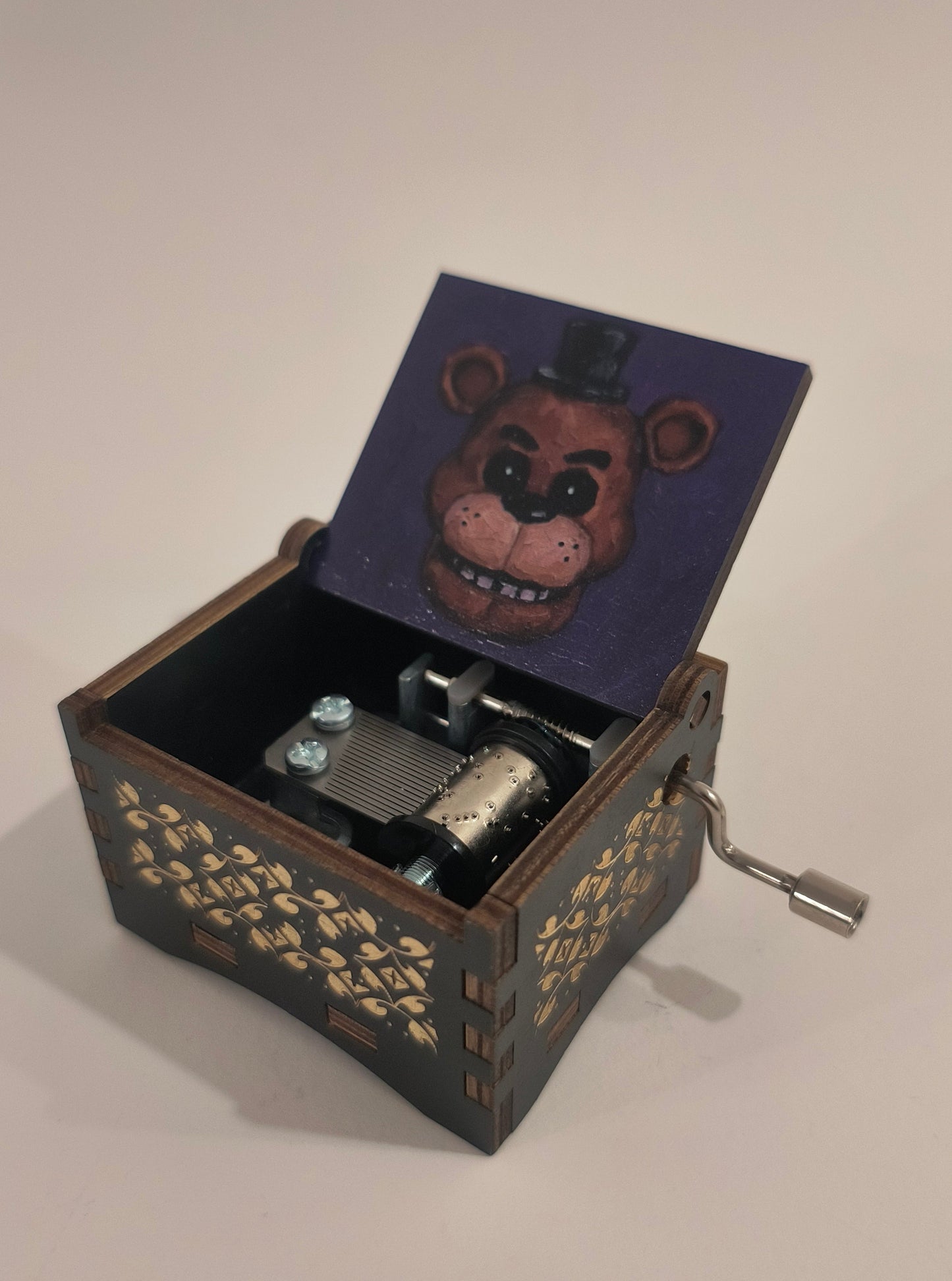 FNAF inspired music box | My Grandfather's clock | Freddy