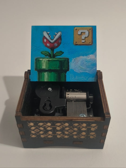 Mario inspired music box | carnivorous plant