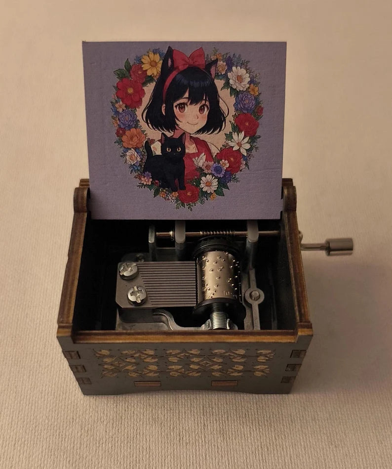 Kiki and Jiji inspired music box