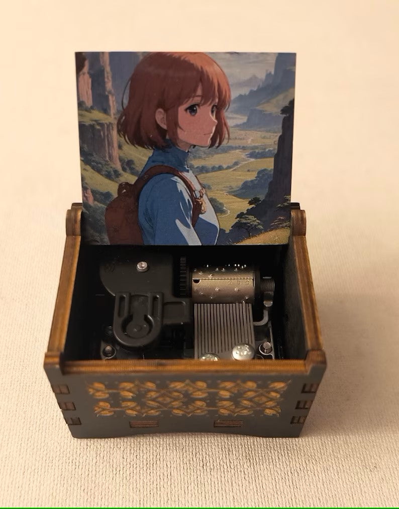 Warrior girl and the Ohmu inspired music box