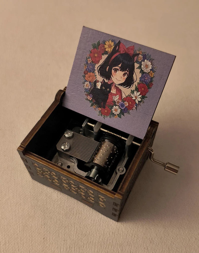 Kiki and Jiji inspired music box