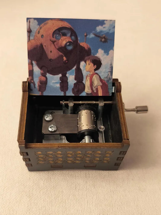 Sky castle inspired music box