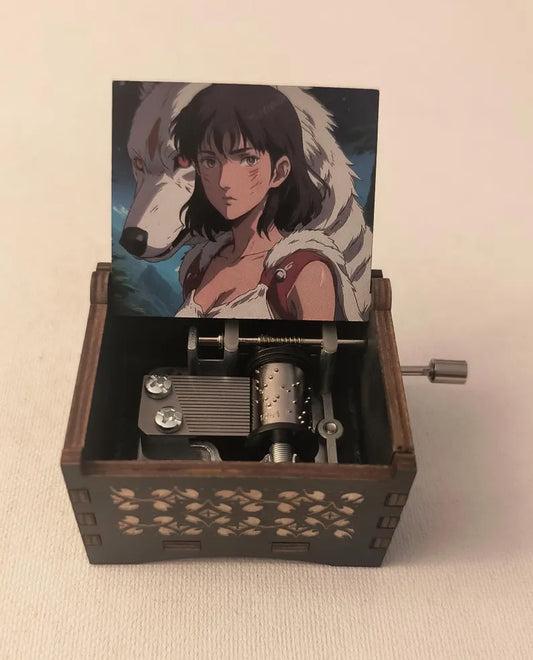 Princess and wolf inspired music box